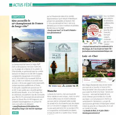 extrait du magazine passion rando